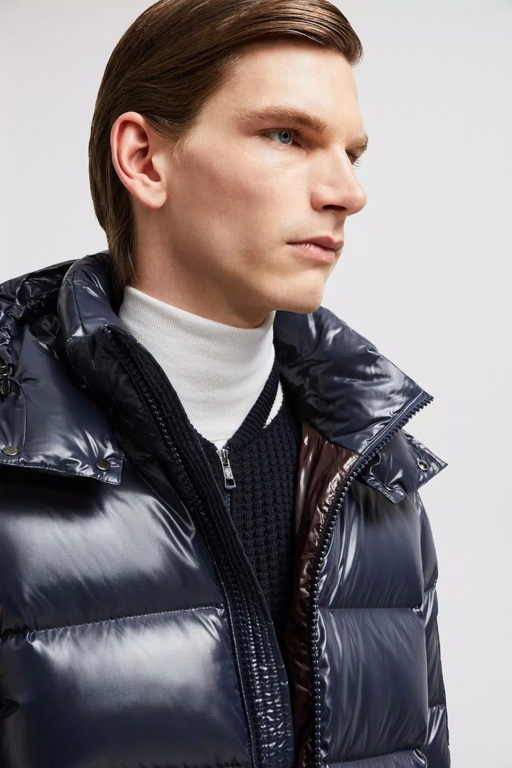MONCLER Maya Short Down Jacket Night Blue - Dale