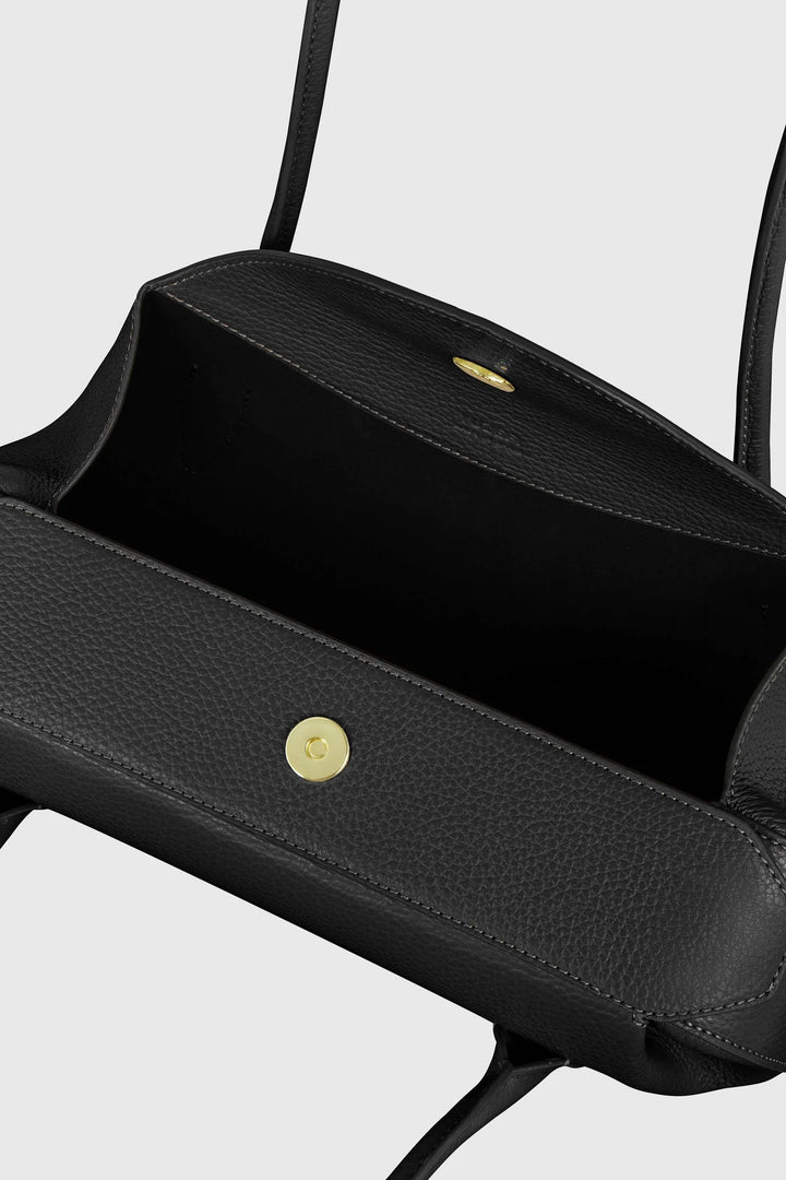 YUZEFI Oyster Shoulder Bag Black - Dale