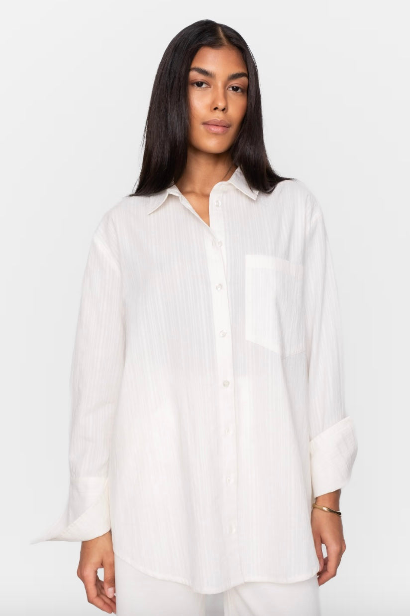 CAMILLA PIHL Bibi Crepe Shirt White - Dale