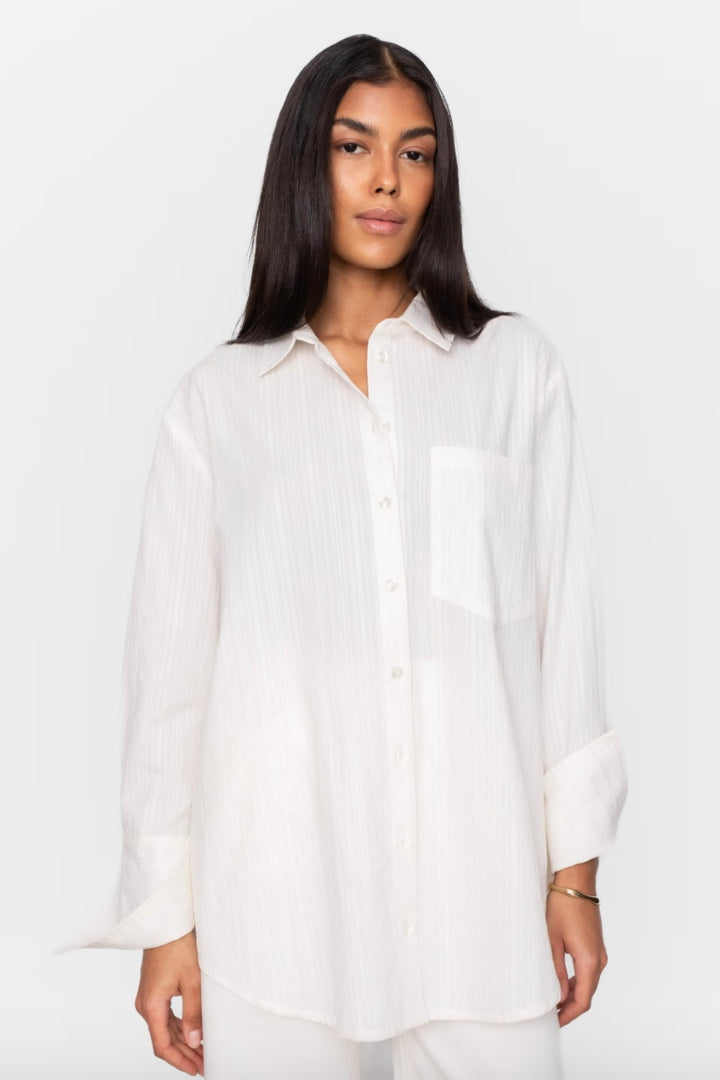CAMILLA PIHL Bibi Crepe Shirt White - Dale