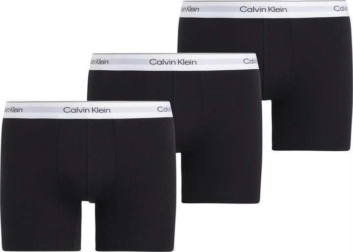 CALVIN KLEIN UNDERWEAR BOXER BRIEF 3PK BLACK - Dale