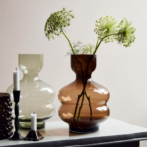 HOUSE DOCTOR Vase, Organi Amber - Dale