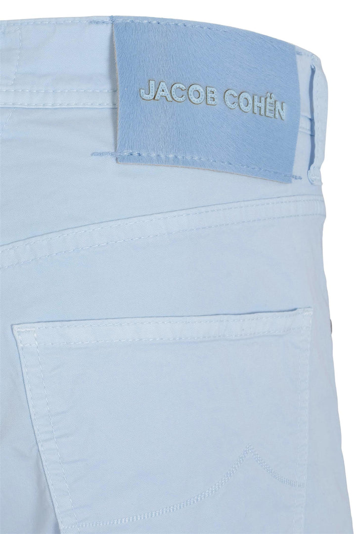 JACOB COHEN Nicolas Bermuda Slim Fit Light Blue - Dale