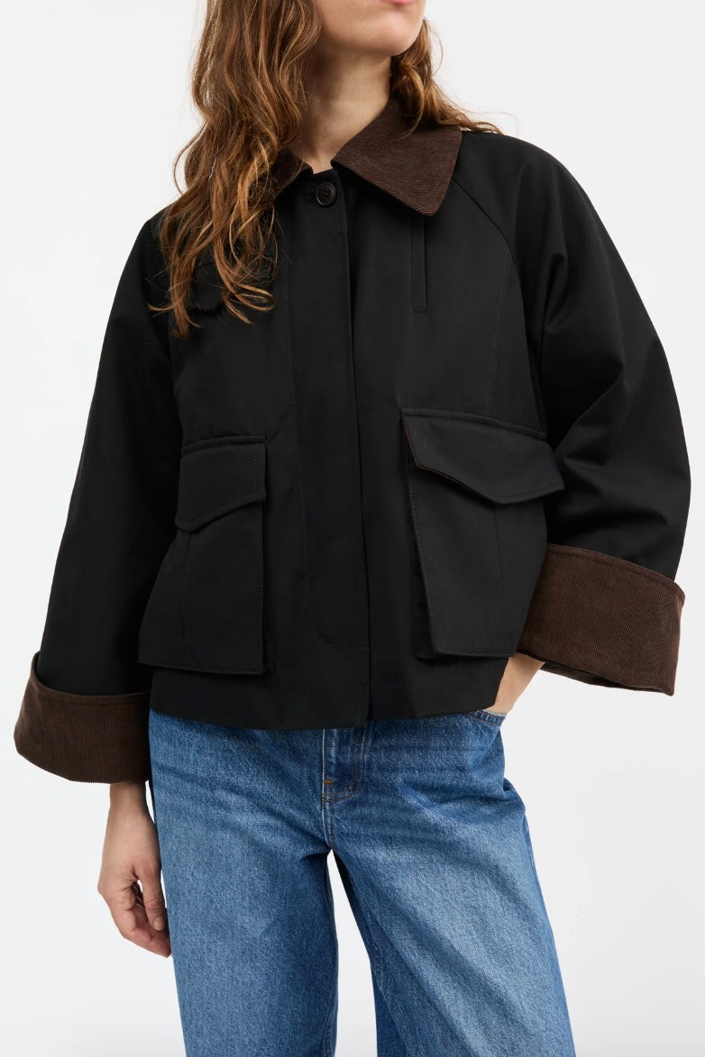SKALL studio Gaby City Jacket Black/Brown - Dale