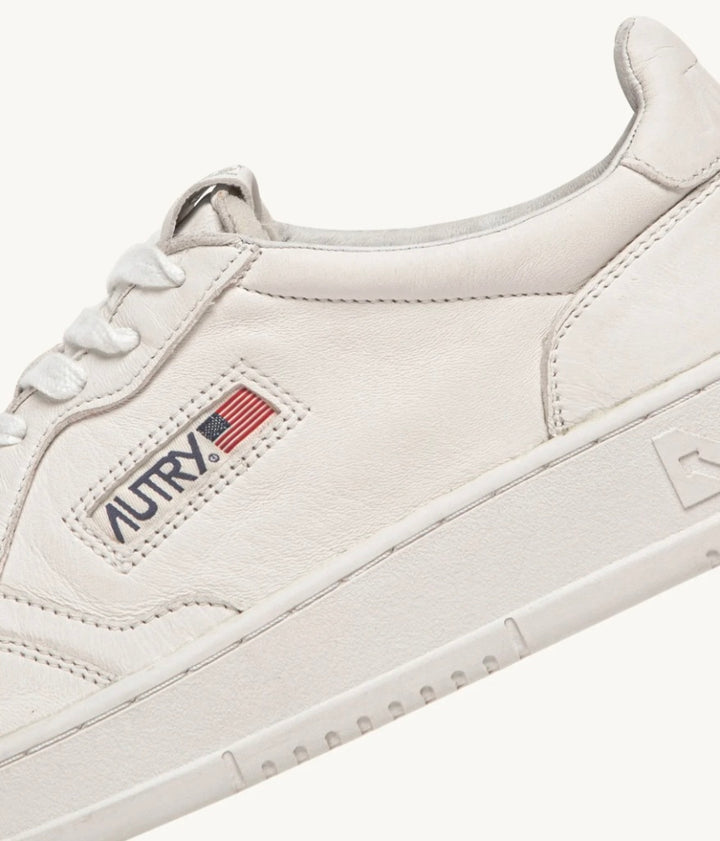 AUTRY Medalist Low Women Solid Goat White - Dale