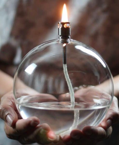 Peri Design Oljelampe Round Chrome - Large - Dale