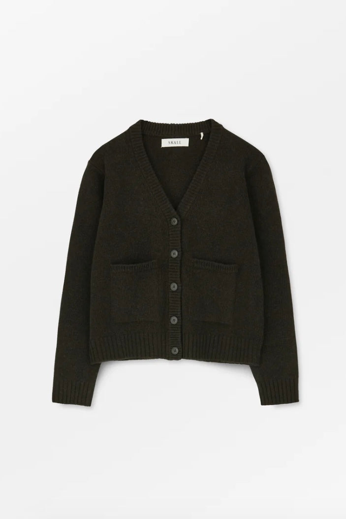 SKALL studio Beti Cardigan Deep Brown - Dale
