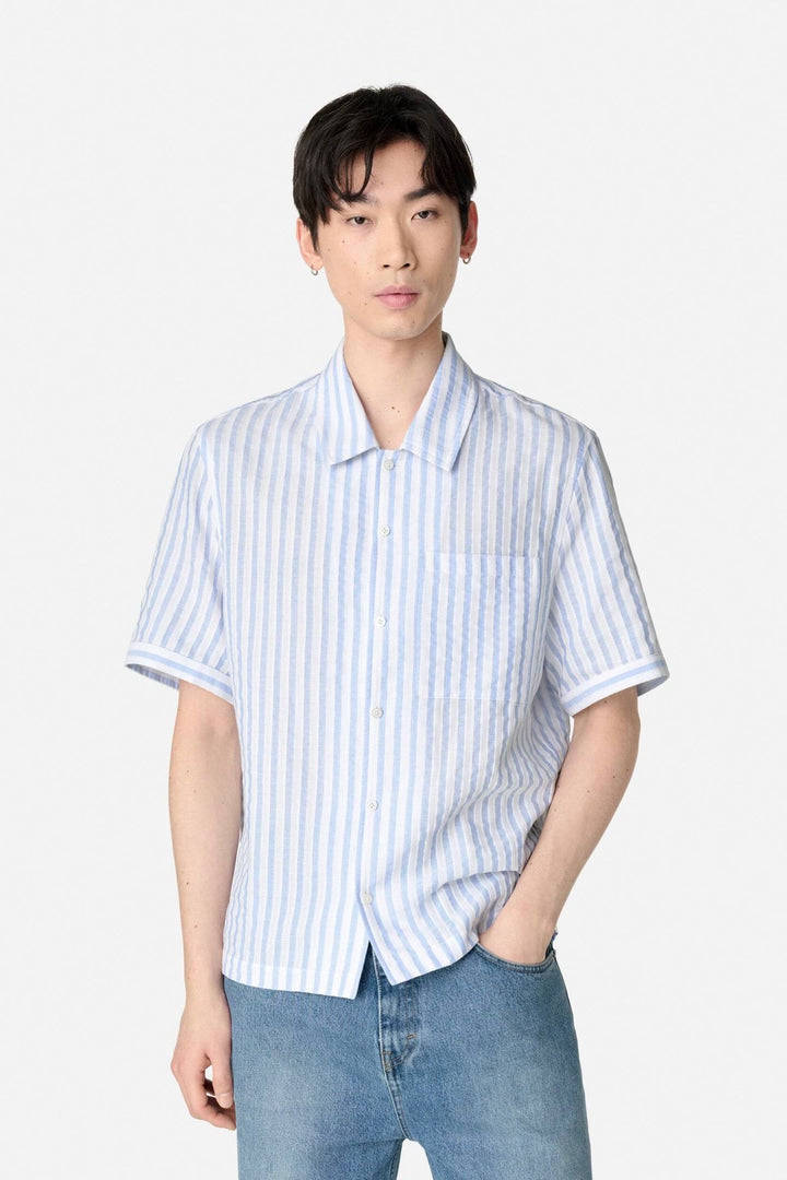 AXEL ARIGATO Lido Striped Shirt - Dale
