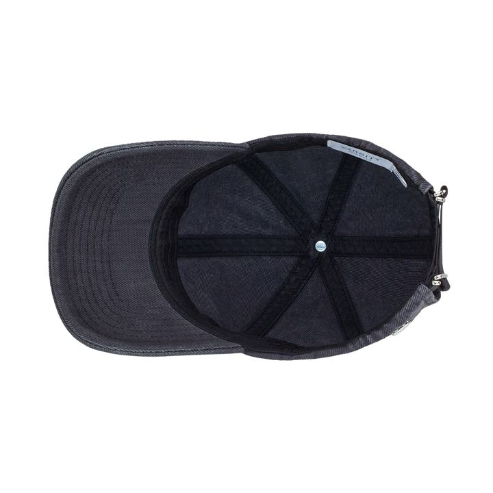 VARSITY HEADWEAR Washed Denim Cap Black - Dale