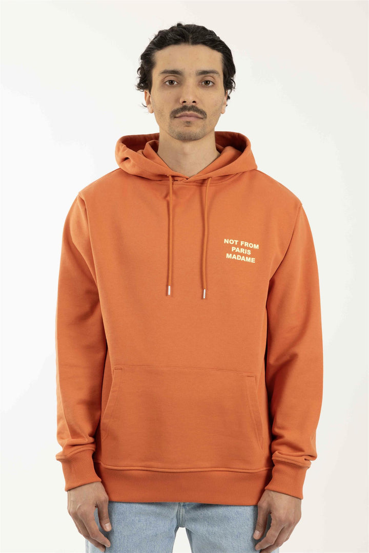 Drôle de Monsieur Le Hoodie Slogan Rust - Dale