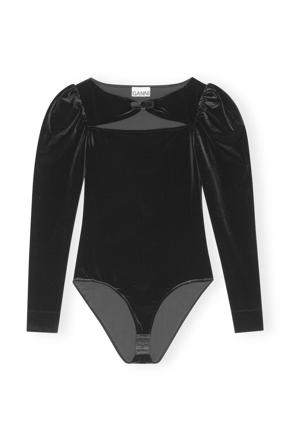 GANNI Velvet Jersey Bodystocking - Dale