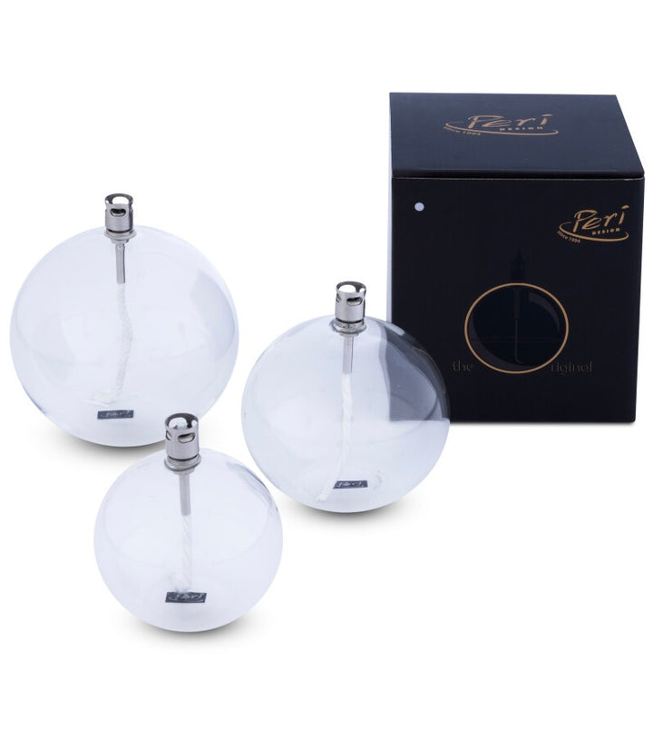 Peri Design Oljelampe Round Chrome - Large - Dale
