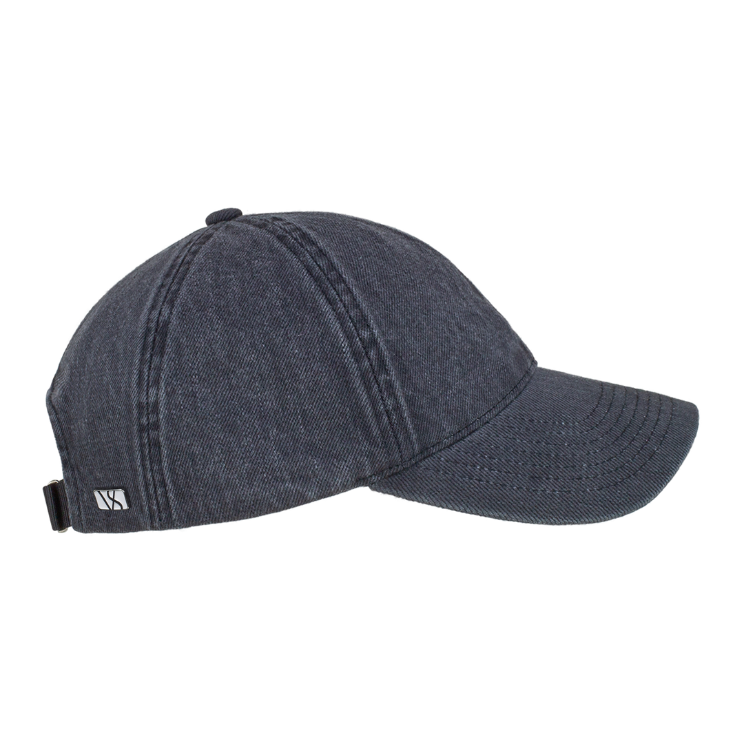 VARSITY HEADWEAR Washed Denim Cap Black - Dale