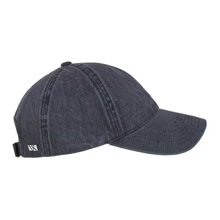 VARSITY HEADWEAR Washed Denim Cap Black - Dale