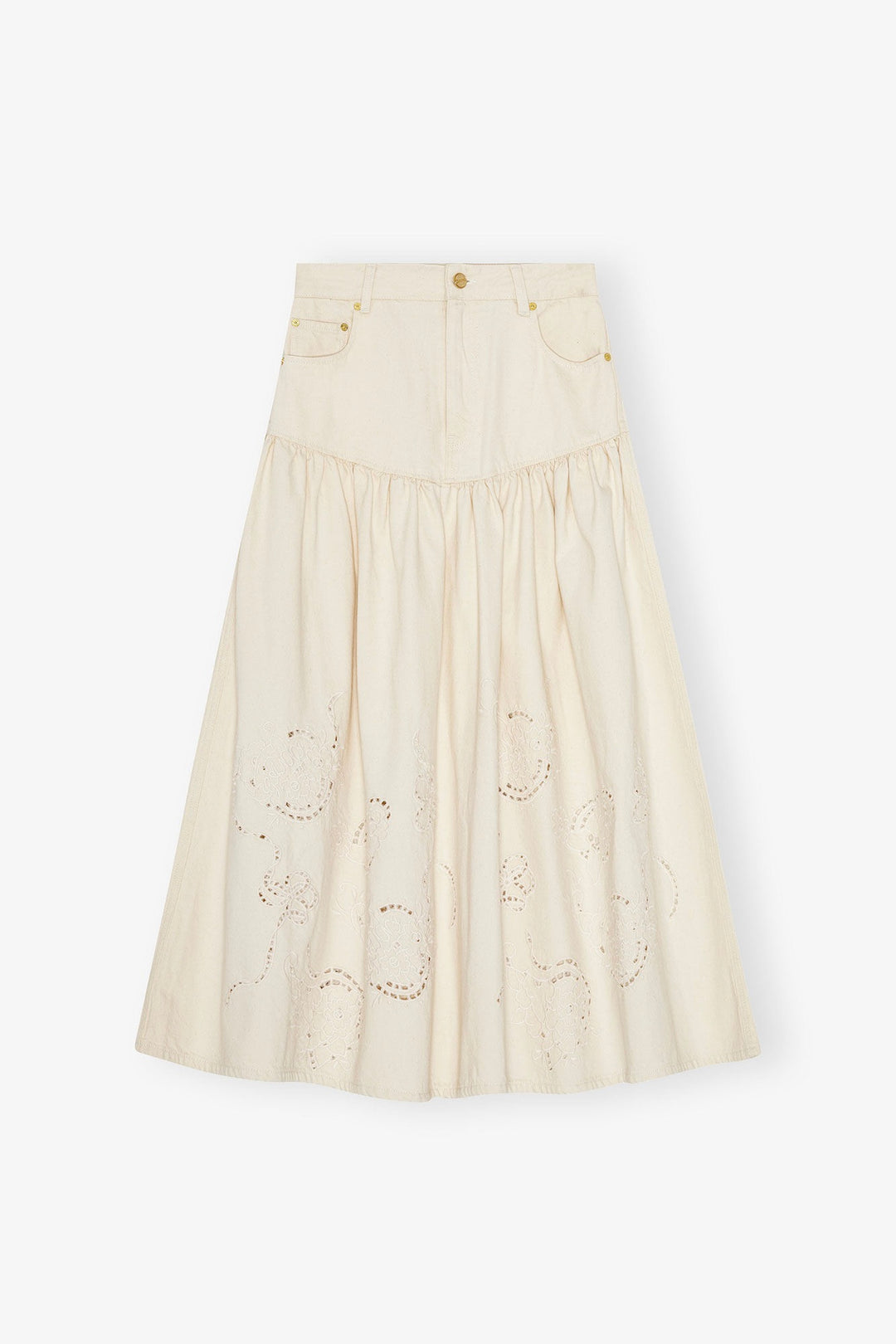 GANNI Anglaise Denim Skirt - Dale