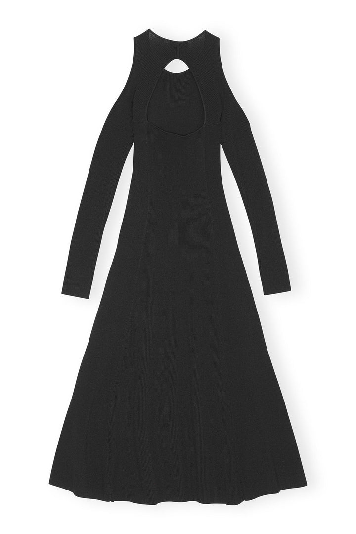 GANNI Melange Open Back Midi Dress - Dale