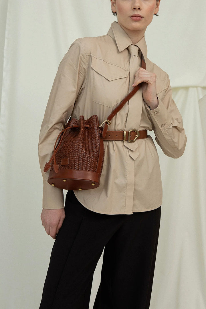 Gaya Mini Kombu Green/Nutmeg