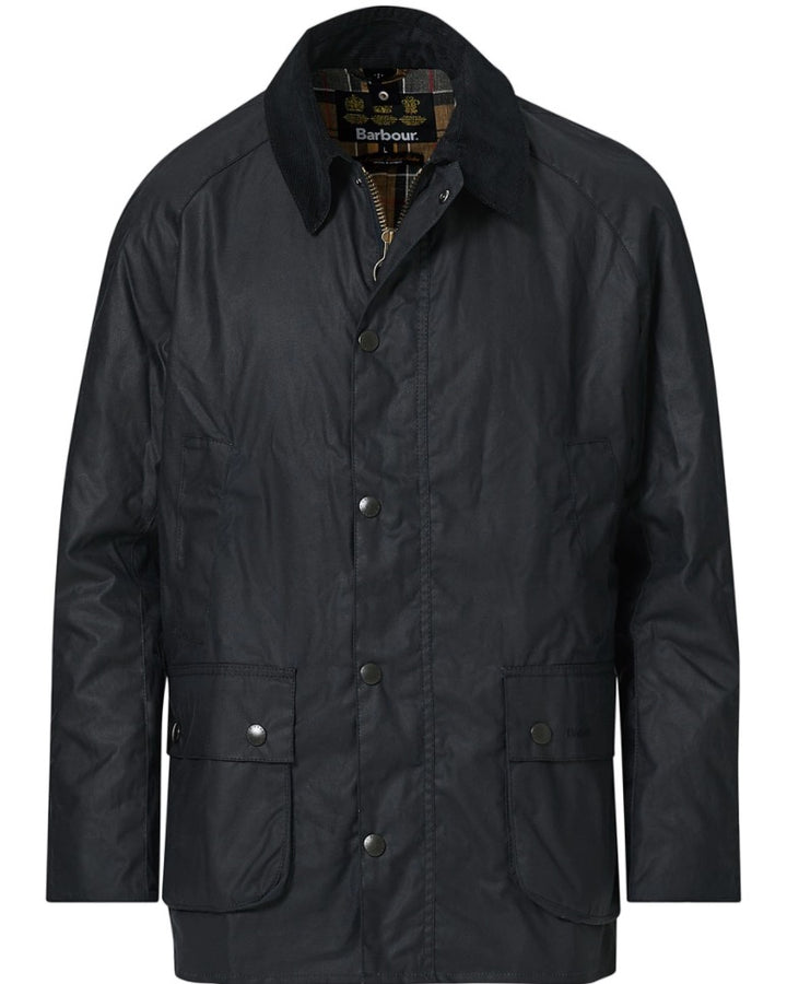 BARBOUR Ashby Waxed Jacket Navy - Dale