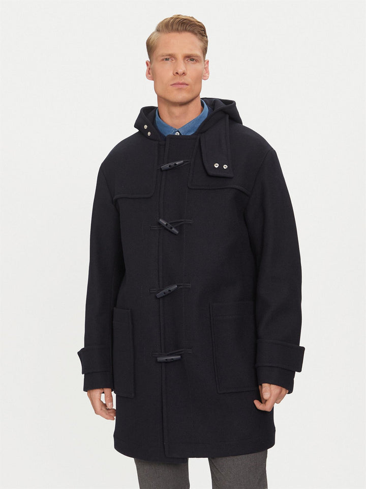 BOSS Clay Dufflecoat Navy - Dale