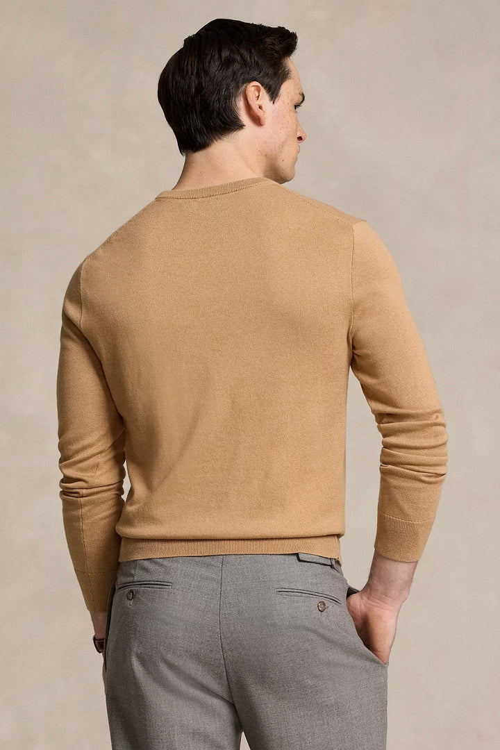 POLO RALPH LAUREN Cotton-Cashmere Crewneck Jumper Tan - Dale