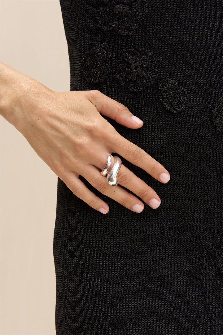 CULT GAIA Karina Ring Shiny Silver - Dale