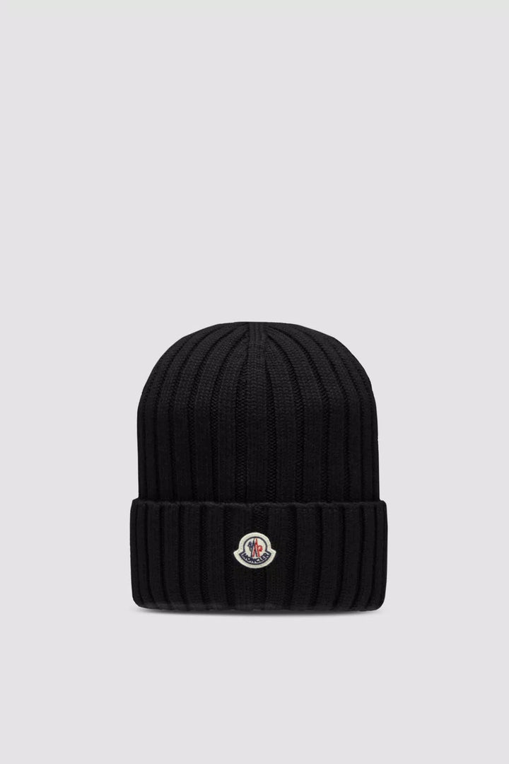 MONCLER Wool Beanie Black - Dale