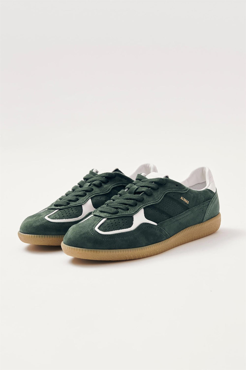 ALOHAS Tb. 490 Rife Forest Green Leather Sneakers - Dale