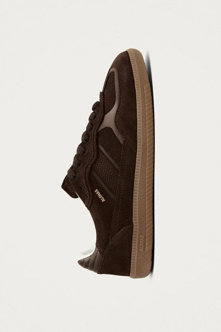 ALOHAS Tb.490 Rife Chocolate Brown Leather Sneakers - Dale