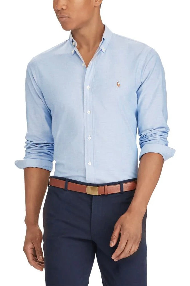 POLO RALPH LAUREN Slim Fit Oxford Shirt BSR Blue - Dale