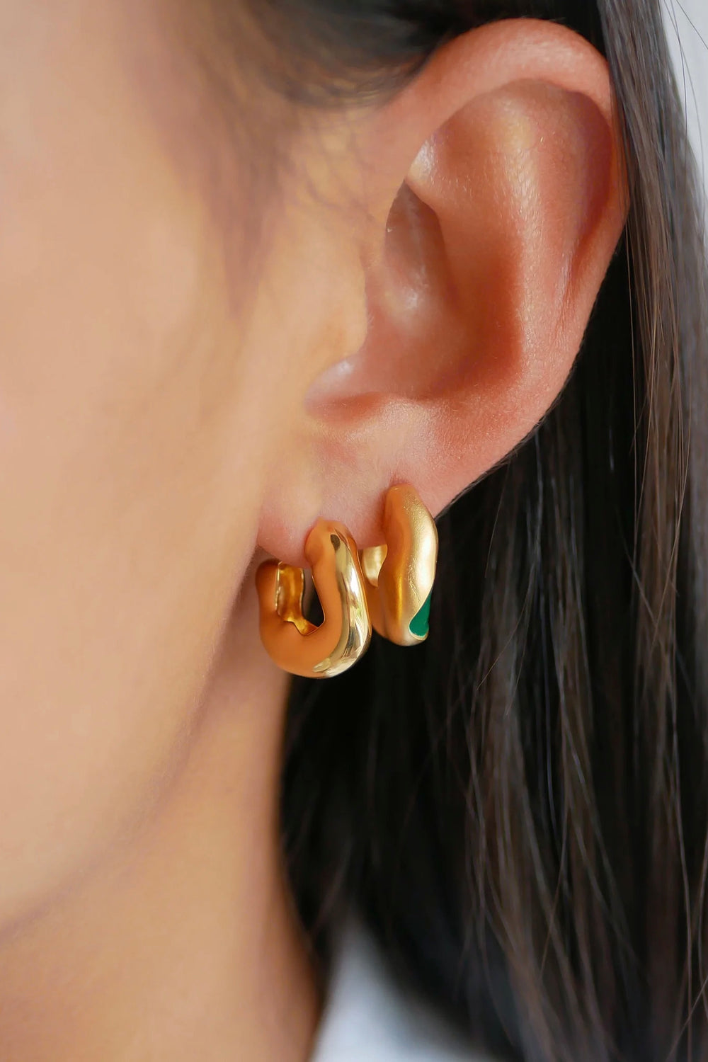 ENAMEL HOOPS GIANNA - Dale