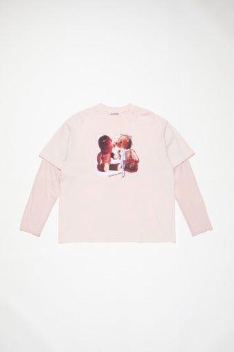 ACNE STUDIOS Edra Double Long Sleeve T-shirt - Dale