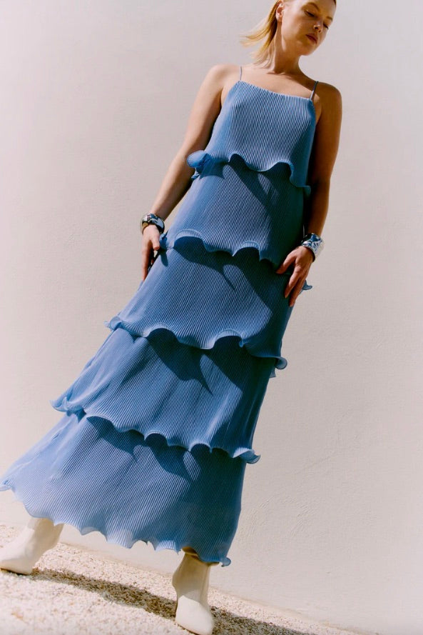 COPENHAGEN MUSE CMKira Dress Forever Blue - Dale