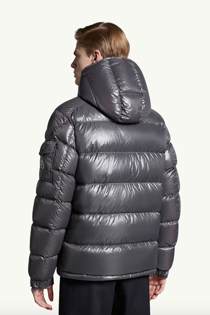 MONCLER Moncler Maya Short Down Jacket Charcoal - Dale
