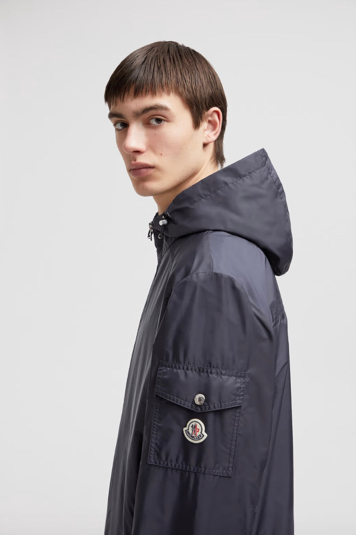 MONCLER Etiache Hooded Rain Jacket Navy - Dale