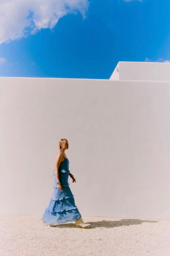 COPENHAGEN MUSE CMKira Dress Forever Blue - Dale