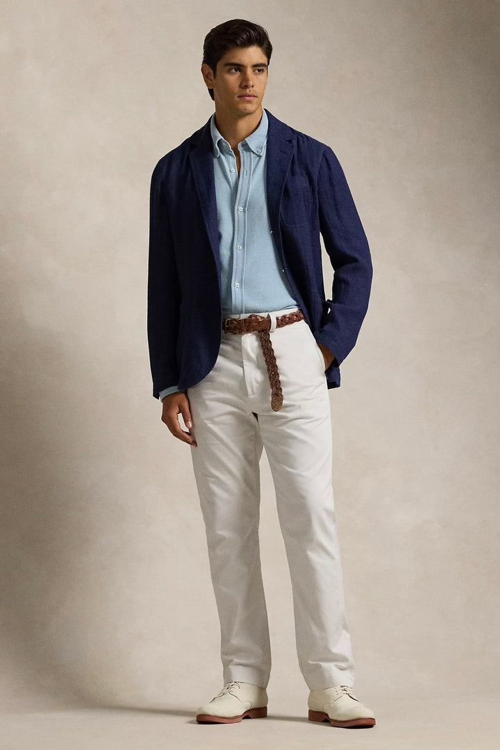 POLO RALPH LAUREN Indigo-Dyed Mesh Knit Shirt - Dale