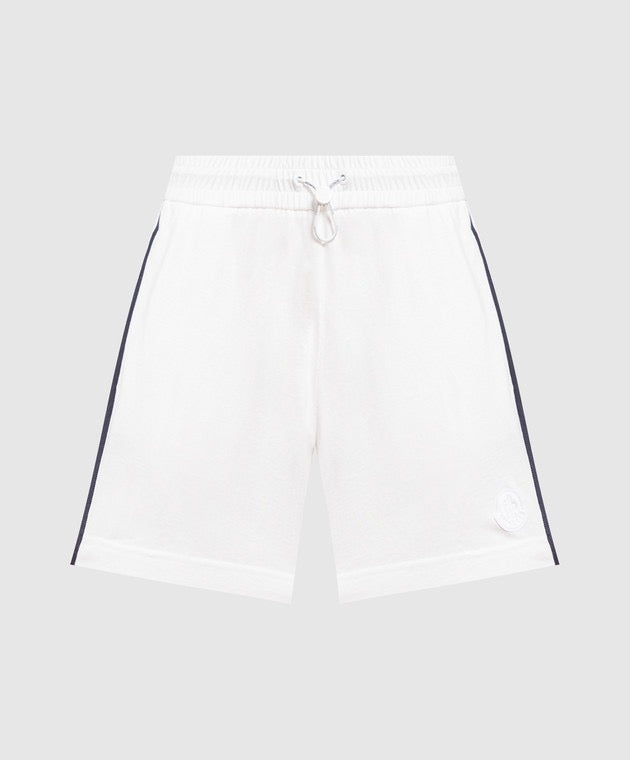 Logo Trim Shorts White