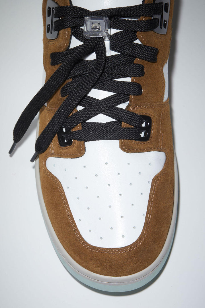 ACNE STUDIOS - Low Top Sneakers White/Brown - Dale