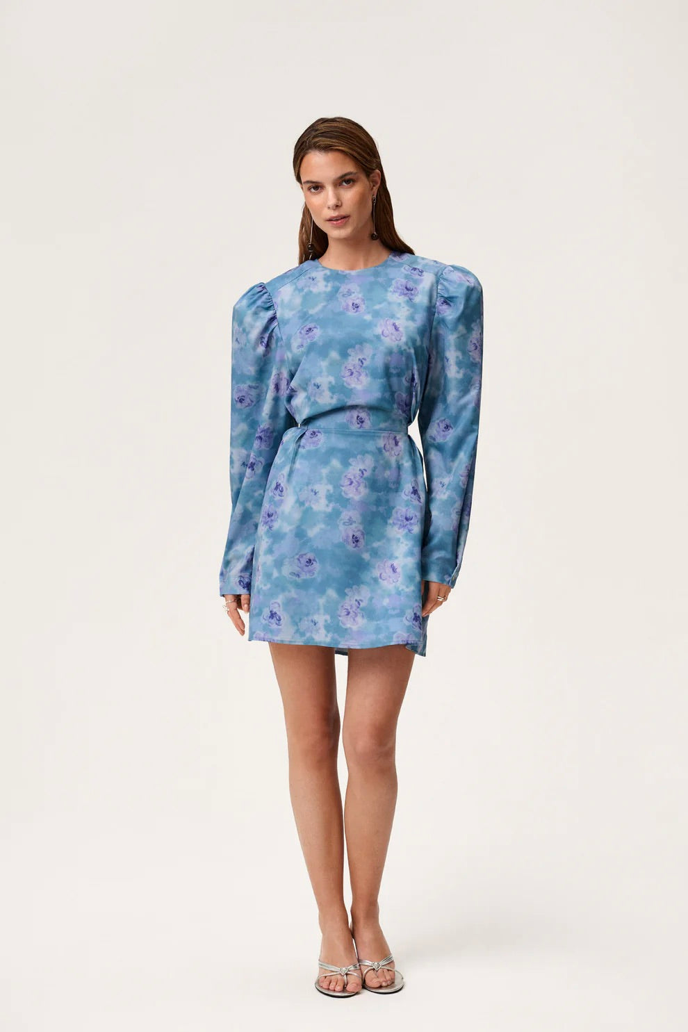 ADOORE Cannes Mini Dress Dusty Blue - Dale