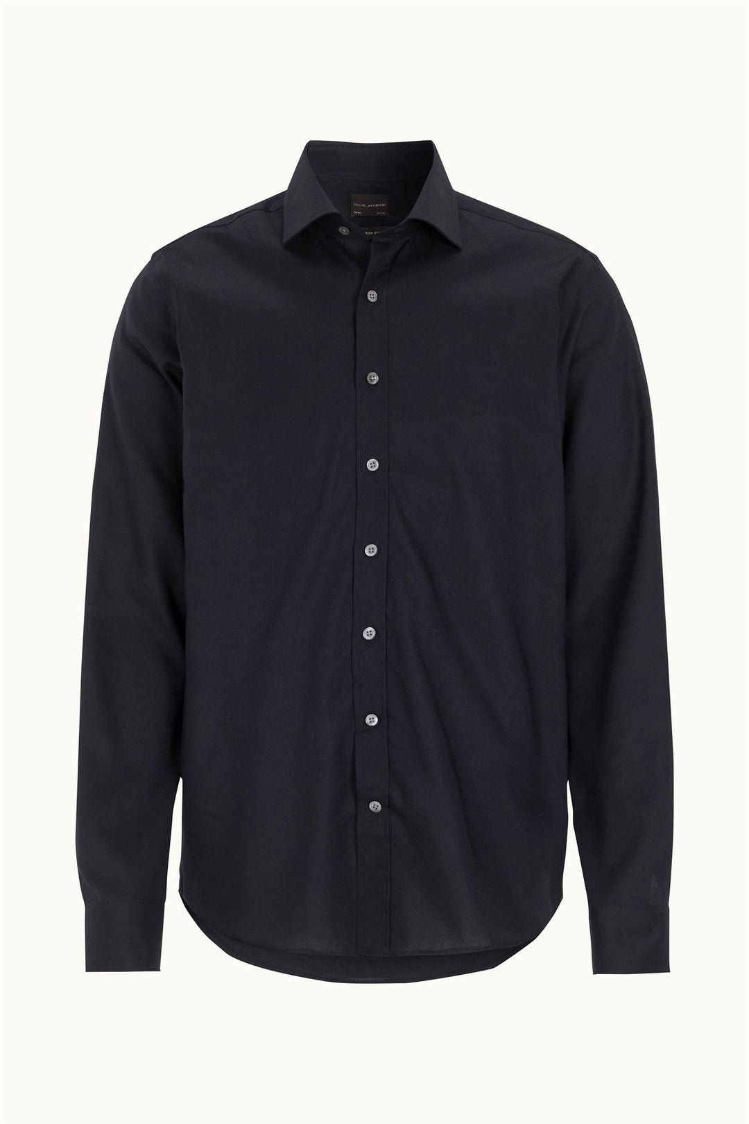 OSCAR JACOBSON Slim Fit Cut Away Non Iron Twill Navy - Dale