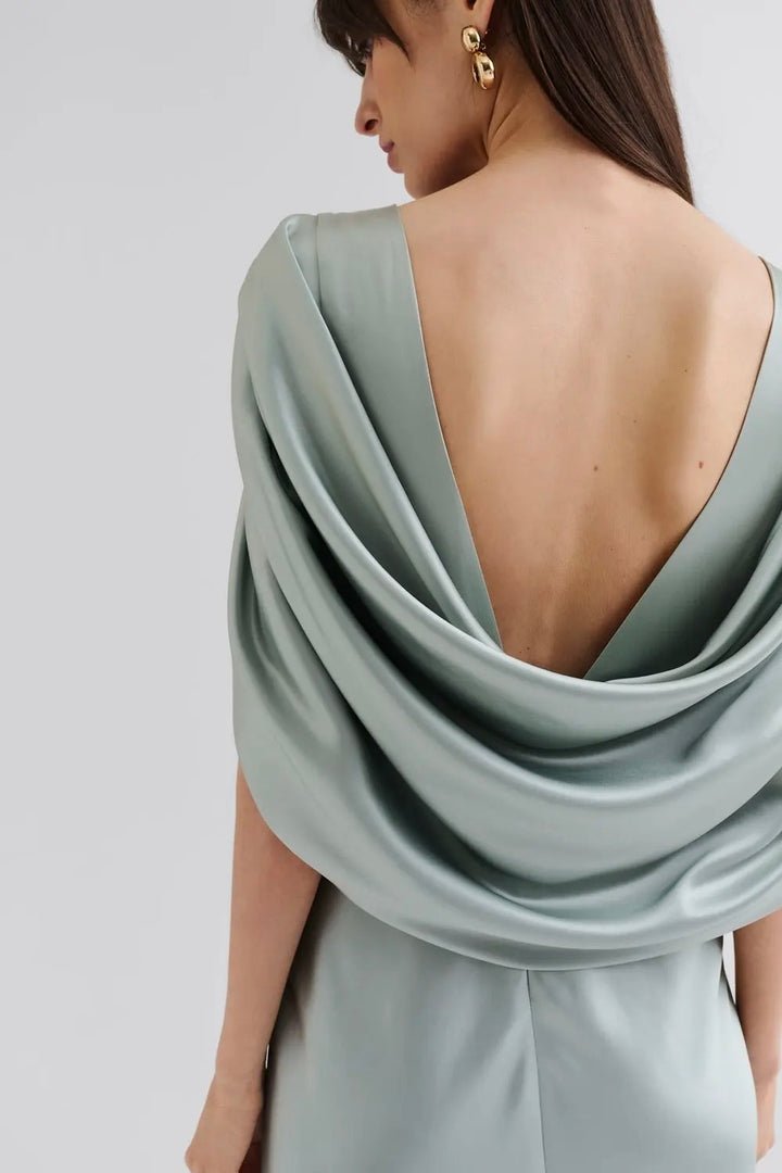 BY MALINA Louise Maxi Dress Sage - Dale