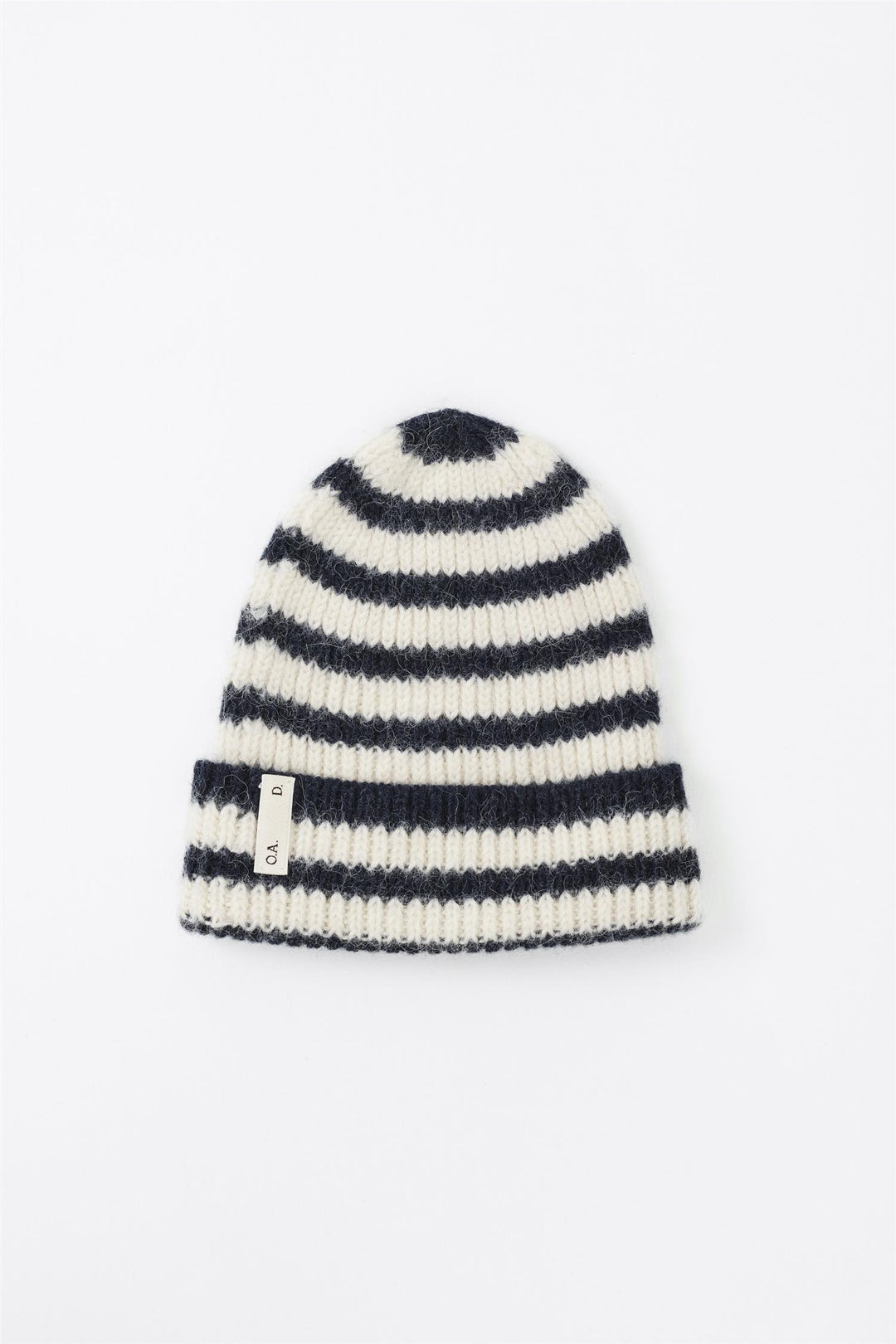 O.A.D O.A.D Ribbed Beanie White/Navy - Dale