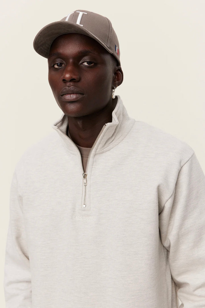 LES DEUX Dexter Half-Zip Sweatshirt - Dale