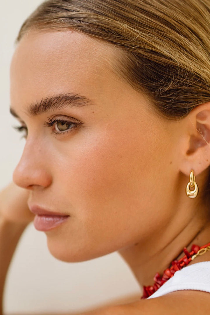 ANNI LU Petit Pebble Hoop - Dale