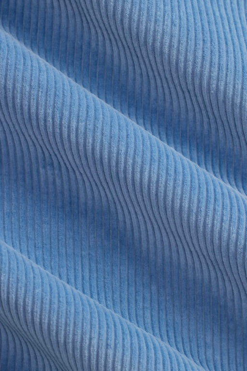 Classic Fit Corduroy Camp Shirt Channel Blue