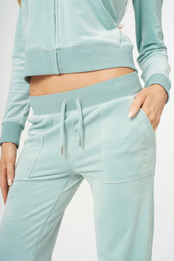 JUICY COUTURE Del Ray Pocket Pant Blue Surf - Dale