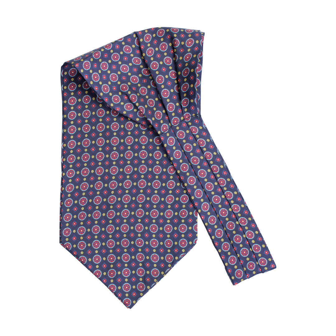 Ascot Medallion Print Navy