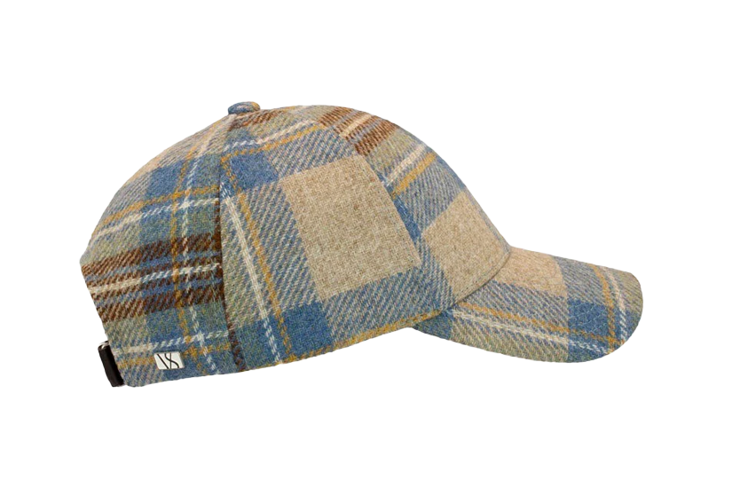 VARSITY HEADWEAR Wool Cap Blue Tartan - Dale