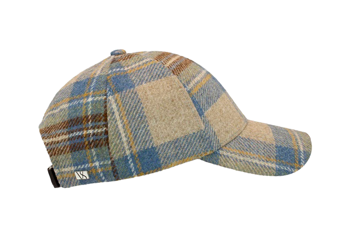 VARSITY HEADWEAR Wool Cap Blue Tartan - Dale