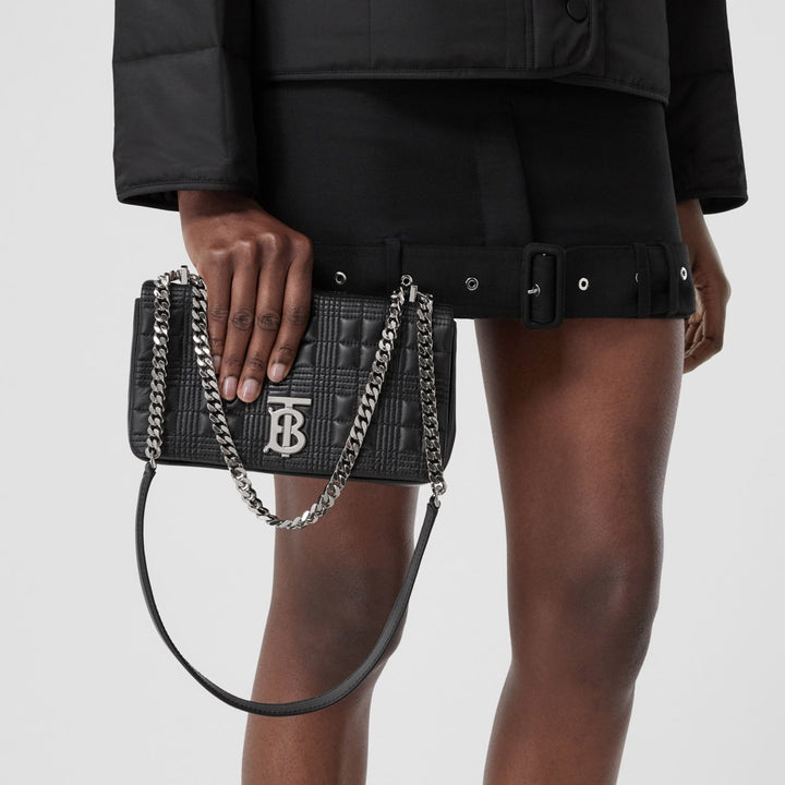 BURBERRY Lola Crossbody Bag Black With Silver - Dale
